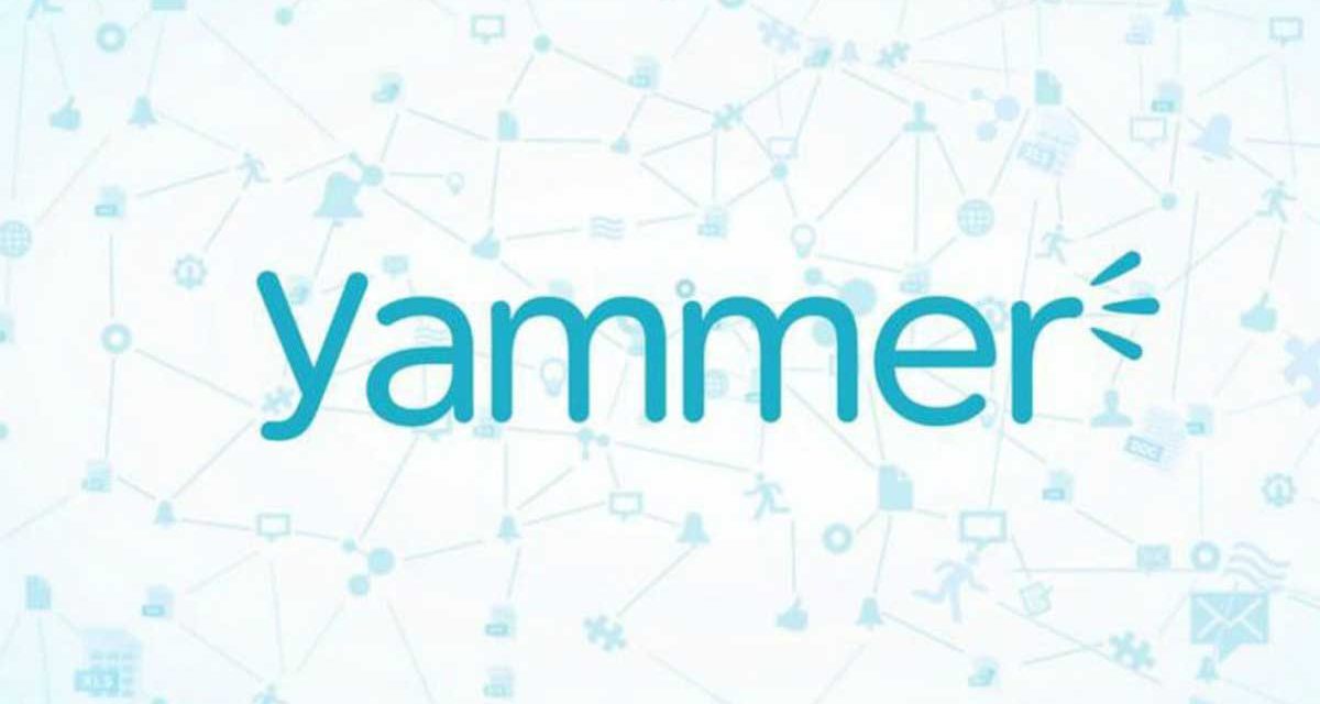 Yammer for internal knowledge sharing