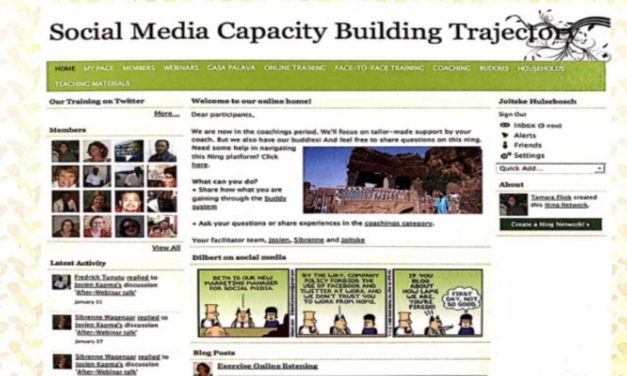 Een blended leertraject over netwerken