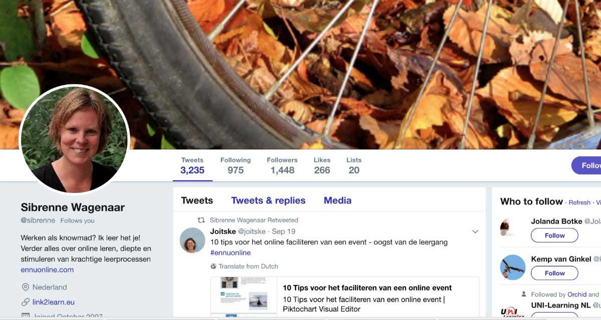 Twitteren op de achtergrond