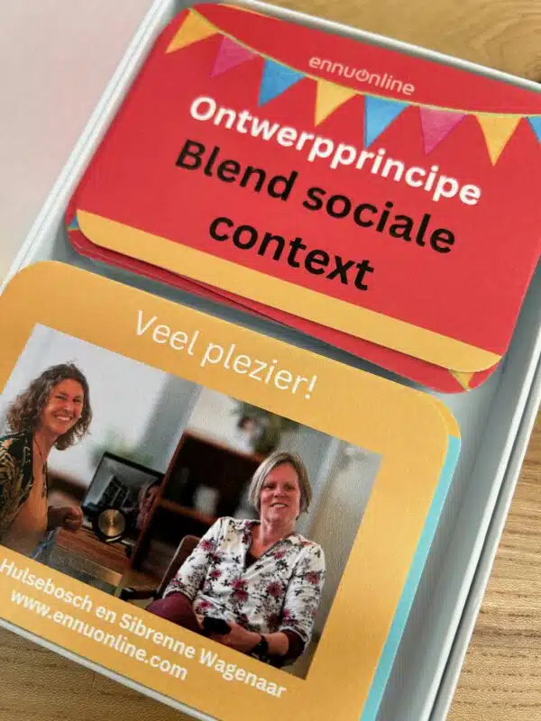 Het Blended Leren Spel: bestel en speel het zelf!