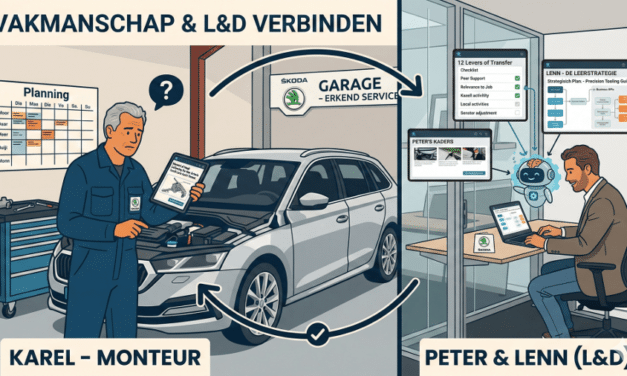 Eén L&D’er met 17 AI-assistenten